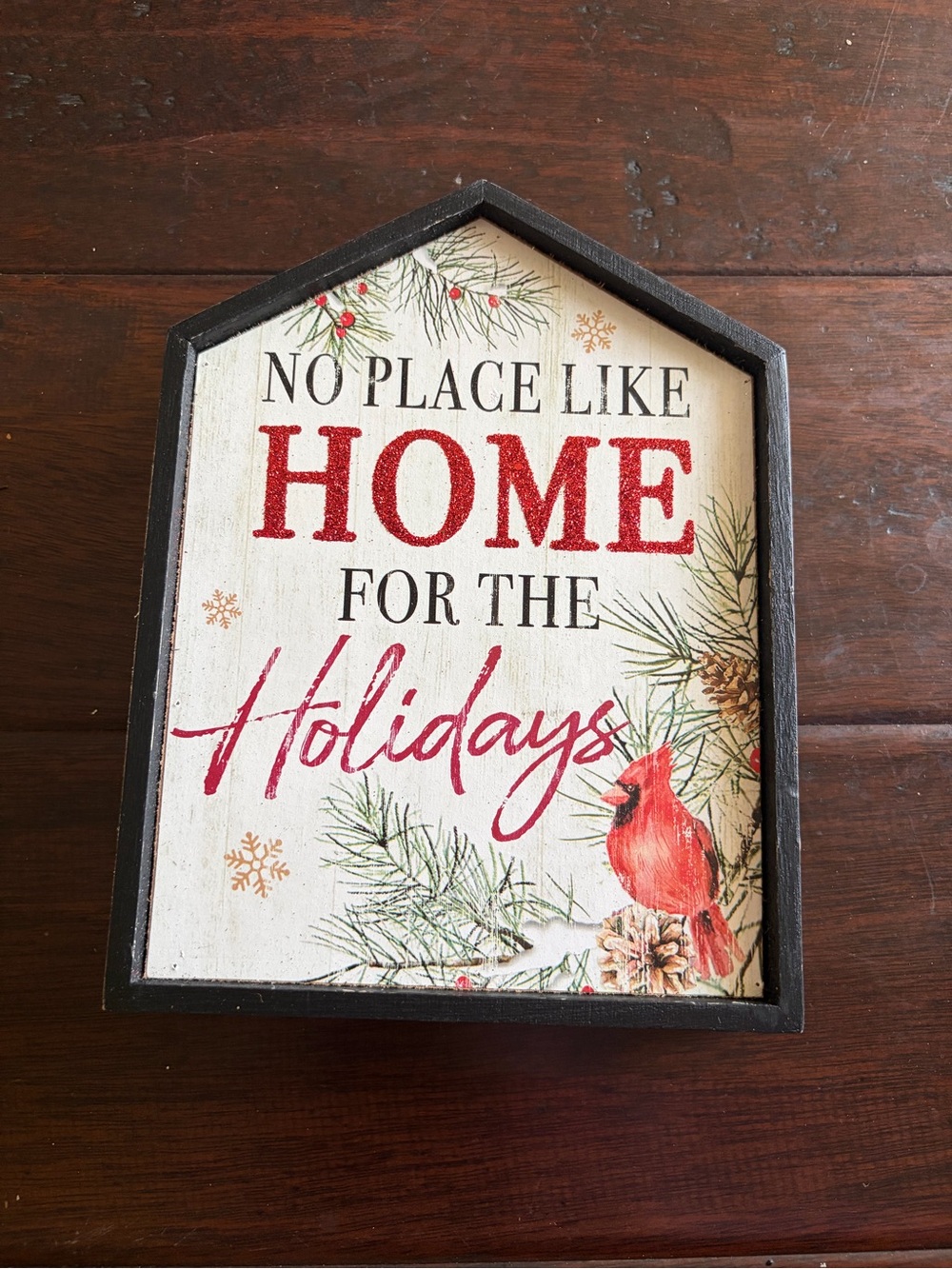No Place Like Home for the Holidays ign - Red Accent
